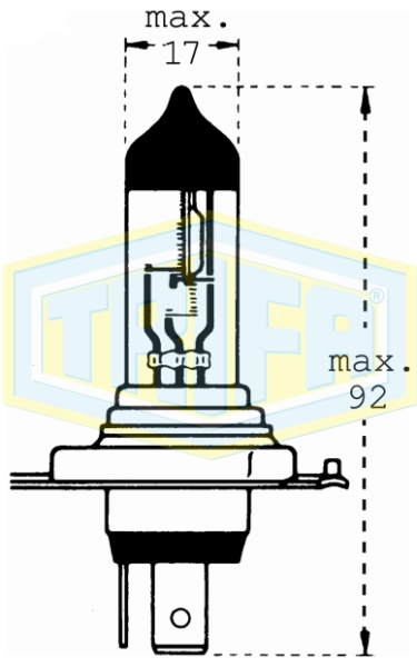BULB H4 12V 60/55W P43T Image
