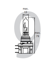 BULB H15 12V 55/15W PGJ23T-1 Image