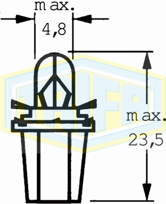 BULB DASHBOARD 1.2W + HOLDER Image